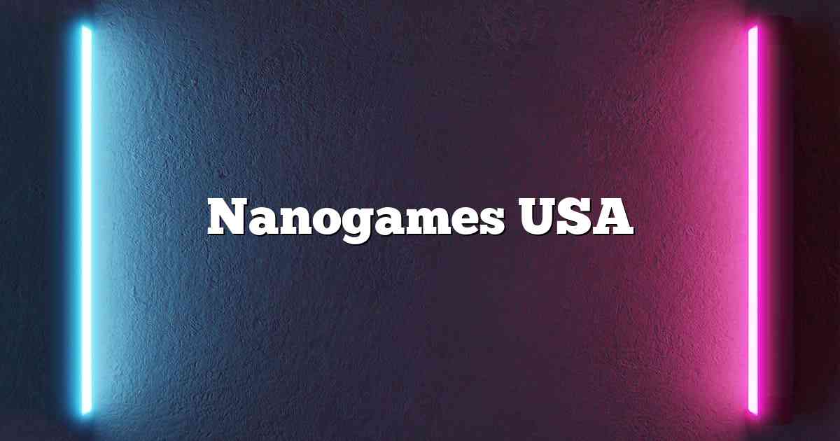 Nanogames USA
