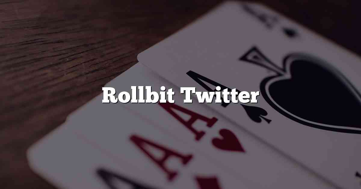Rollbit Twitter