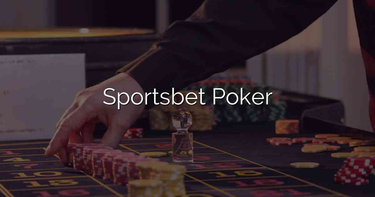 Sportsbet Poker